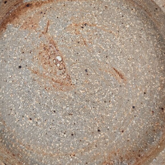 Handmade Ceramic Bowl Abstract Design 10in Rustic Pottery Decor Artisan Crafted - Picture 9 of 10